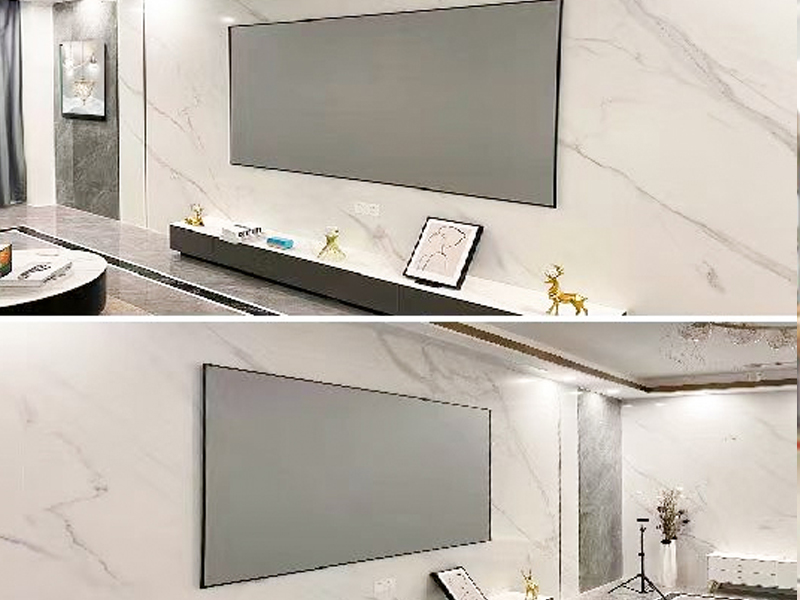 PVC Ön Projeksiyon Filmi Projektör Ekran Kumaş