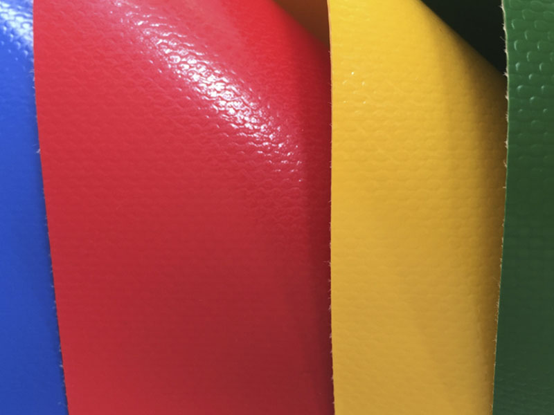 1050GSM 1000D30X32 Renkli Membran Yapısı PVC Kaplı Polyester Kumaş